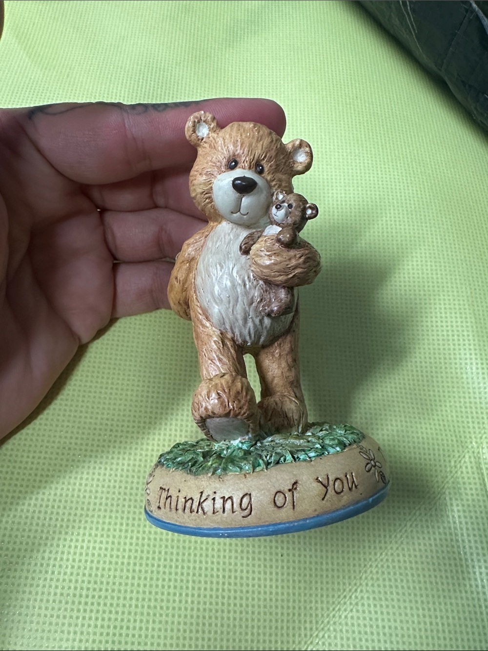 Brown Bear Figurine - Thinking of You - Home Accent